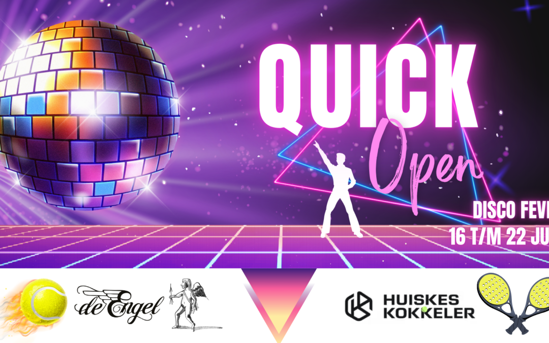 Schrijf je nu in voor Quick Open 2025!